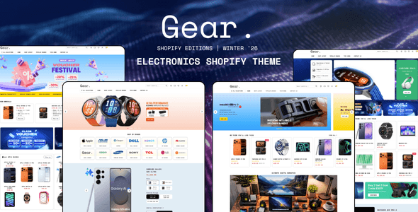 Gear Shopify Theme + Horizon Spring '26
