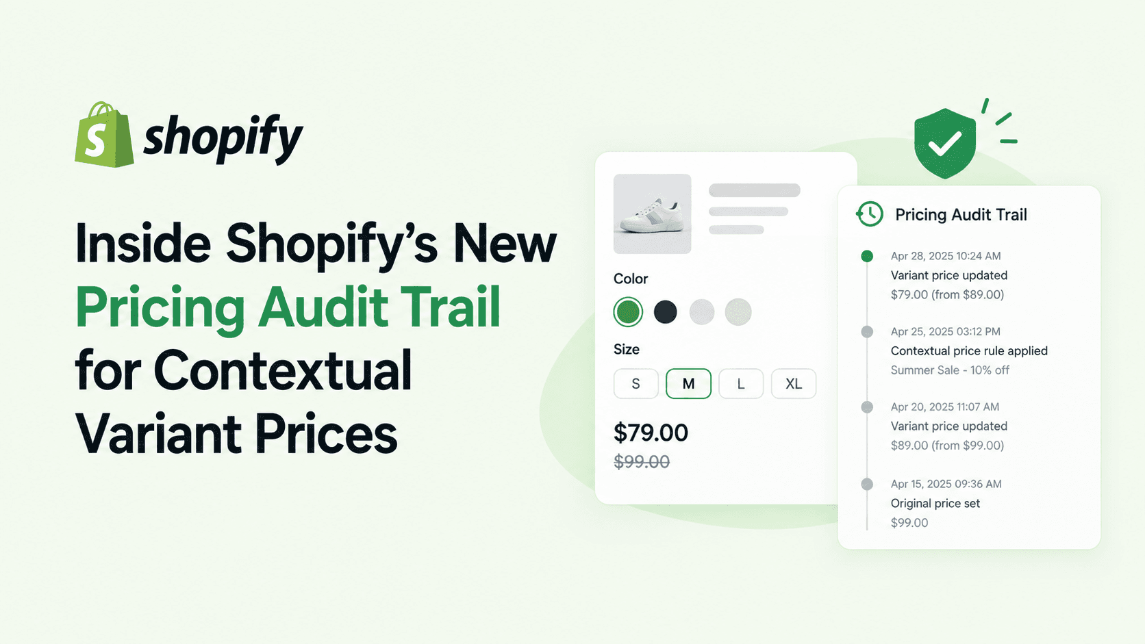 Inside Shopify’s New Pricing Audit Trail for Contextual Variant Prices