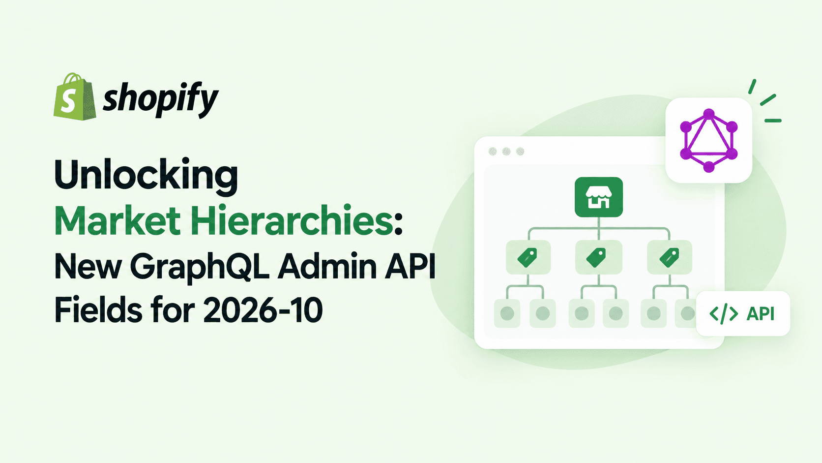 Unlocking Market Hierarchies: New GraphQL Admin API Fields for 2026-10