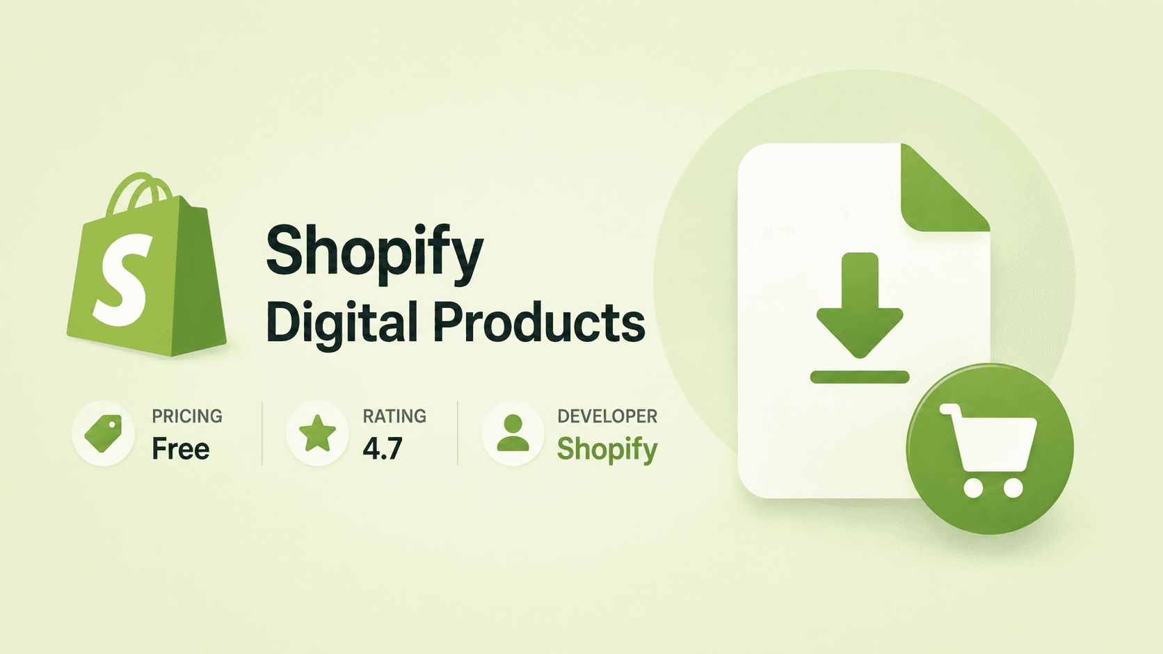 Shopify Digital Products Review: Is Shopify’s Free Digital Downloads App Worth Using?