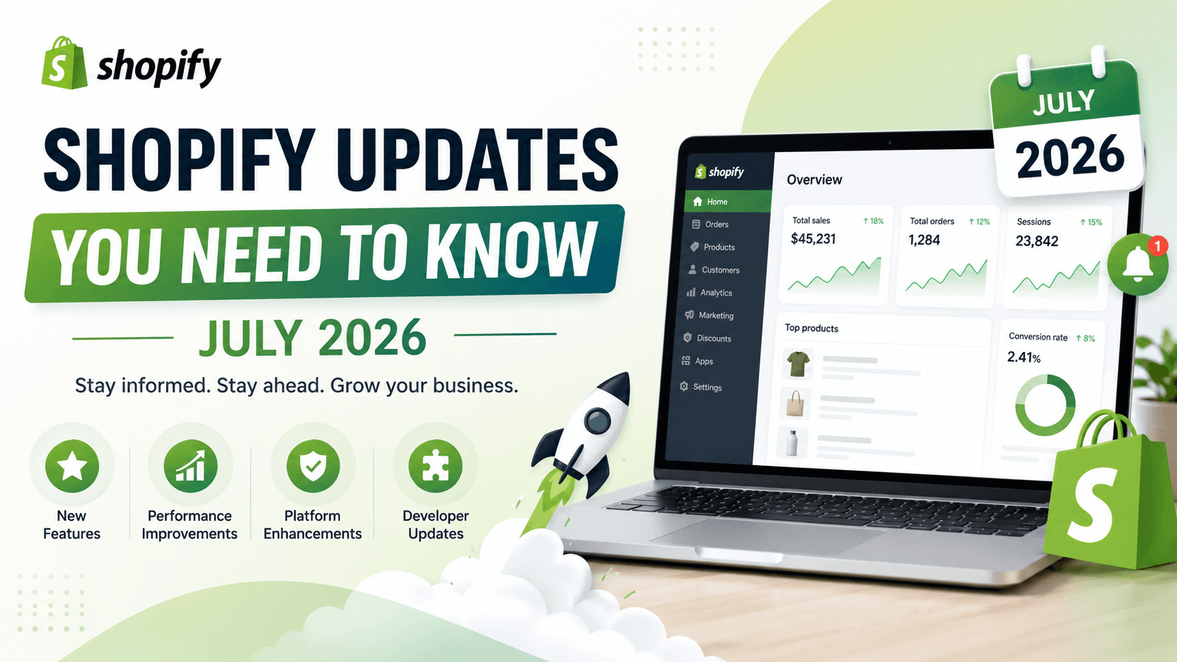 Shopify Updates You Need to Know: July 2026
