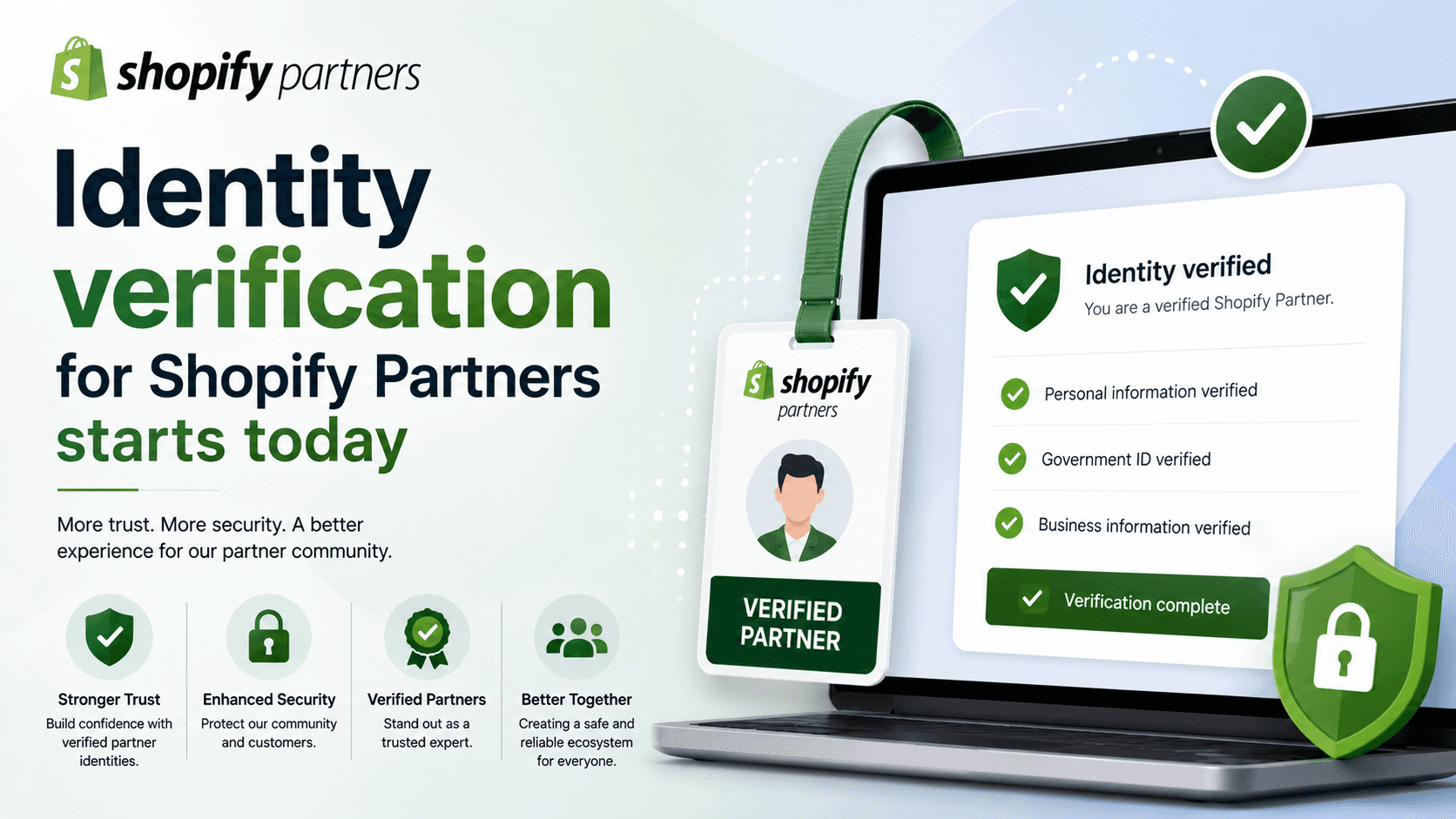 Identity verification for Shopify Partners starts today